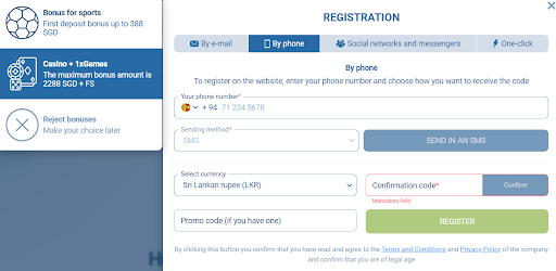 Login 1xBet App